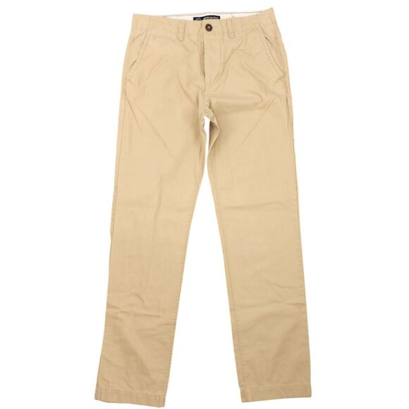Men's American Eagle Pants 30x34 Brown Tan Khaki Original Straight Chino Preppy - Picture 1 of 7